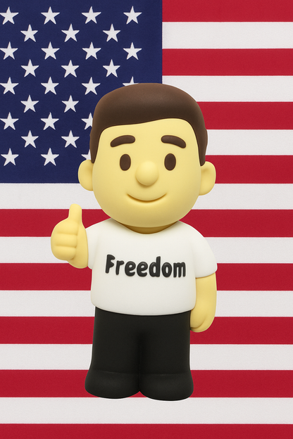 NEW Pocket Freedom Figurine (Pack of 5) $2.99 each/ $14.95