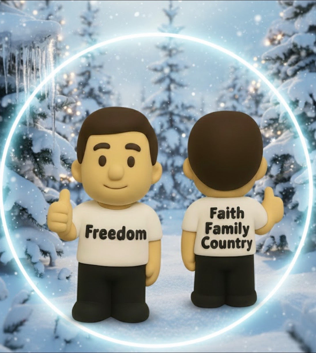 NEW Pocket Freedom Figurine (Pack of 5) $2.99 each/ $14.95