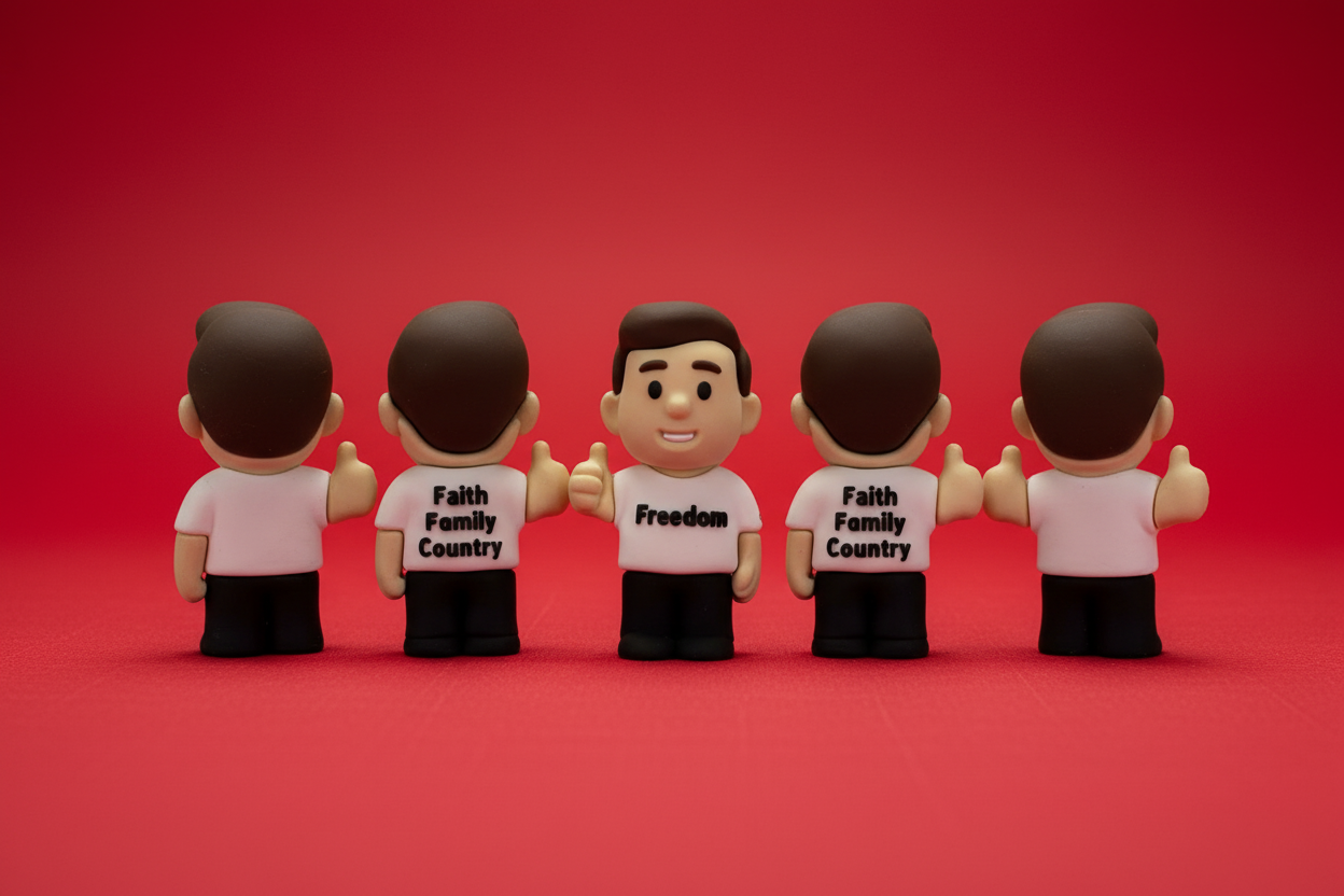 NEW Pocket Freedom Figurine (Pack of 5) $2.99 each/ $14.95