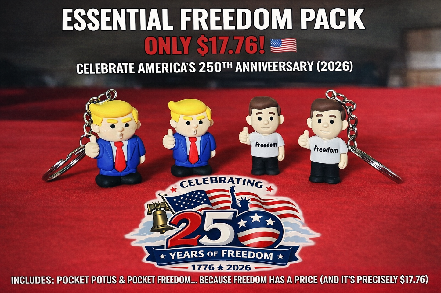 Essential Freedom Pack (4 items) $17.76